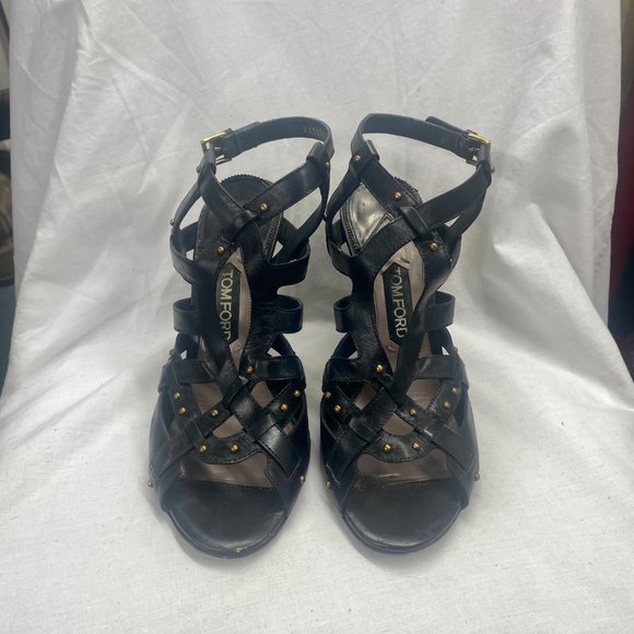 Tom Ford heeled sandals, made in Italy. Size EU 40 - Picture 2 of 10